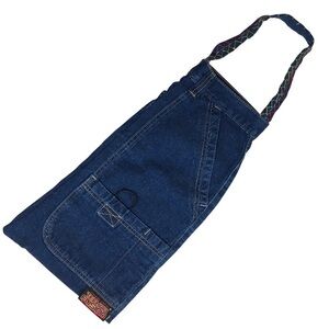 Repurposed Denim Wine Bag Tote Multi Pocket Y2K Handmade